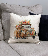 Load image into Gallery viewer, Cow Pillow Cover 18”x18”