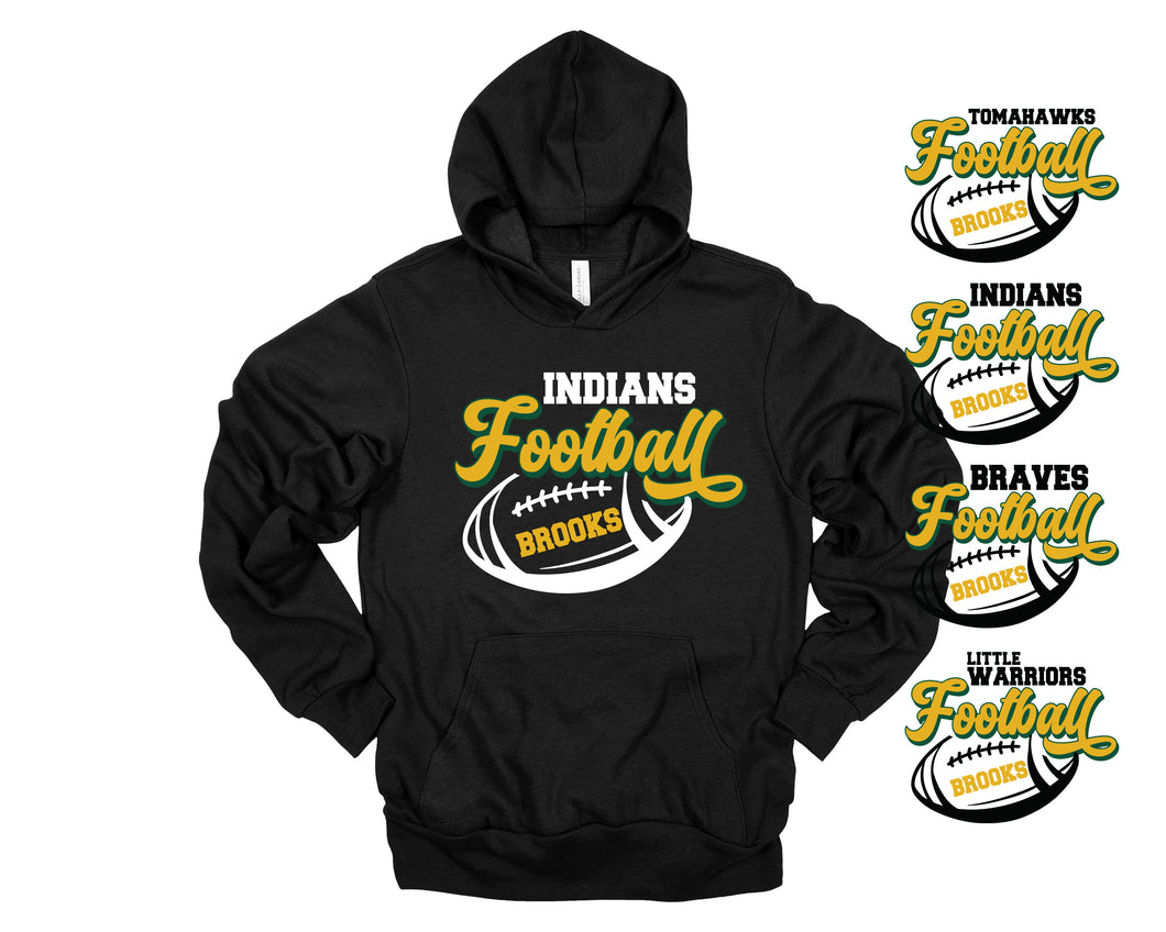 Football Personalized Bella Canvas Hoodie