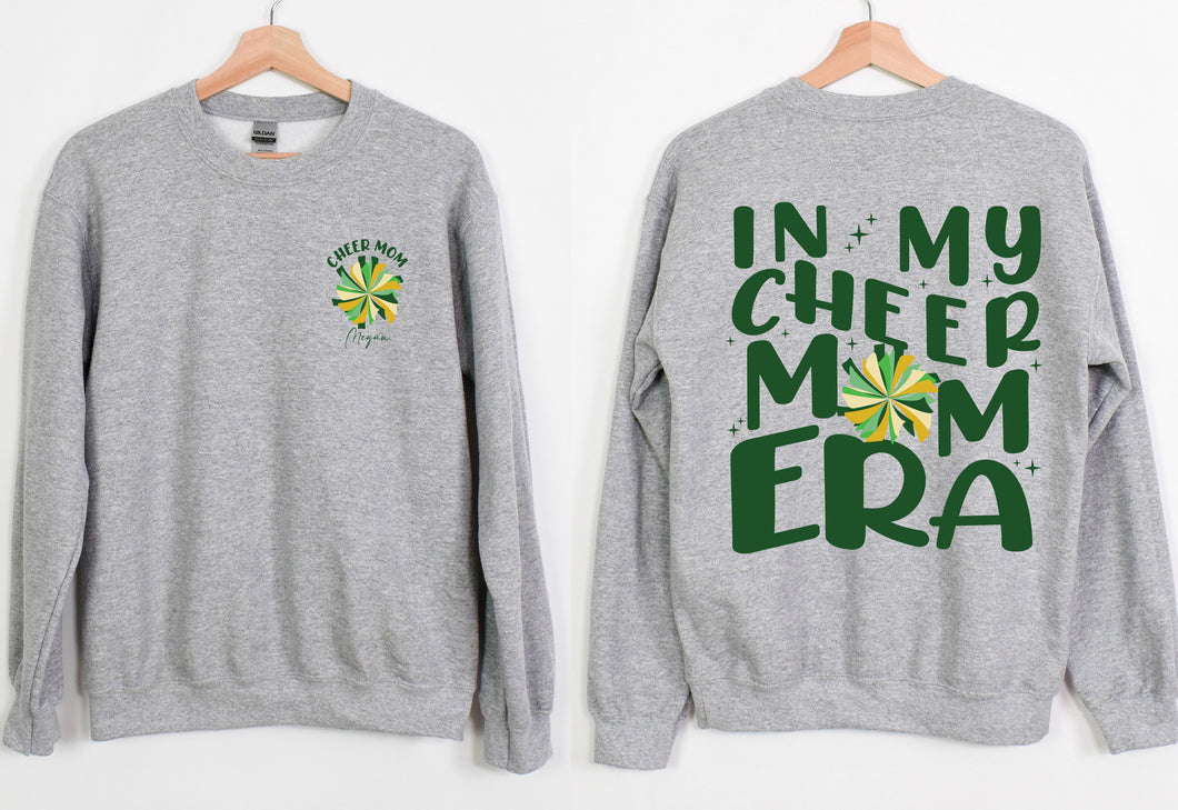 Cheer Mom Era Gildan Crewneck Sweatshirt