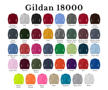 Load image into Gallery viewer, Cheer Mom Era Gildan Crewneck Sweatshirt
